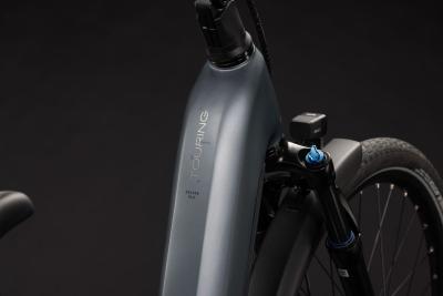 Cube Touring Hybrid Deluxe SLX 800 slabgrey'n'chrome Gr&ouml;&szlig;e: Easy Entry 62 cm Produktbild 1