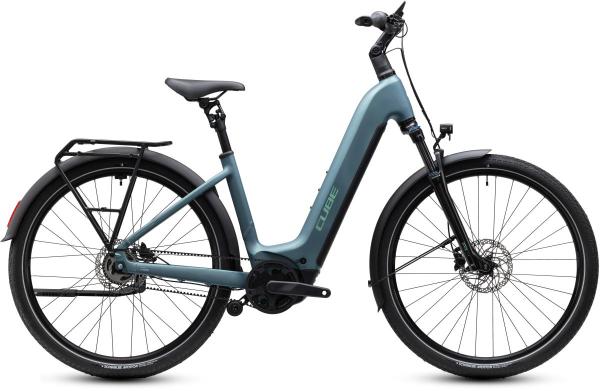 Cube Touring Hybrid Deluxe SLX 800 greengranit'n'green Gr&ouml;&szlig;e: Easy Entry 50 cm