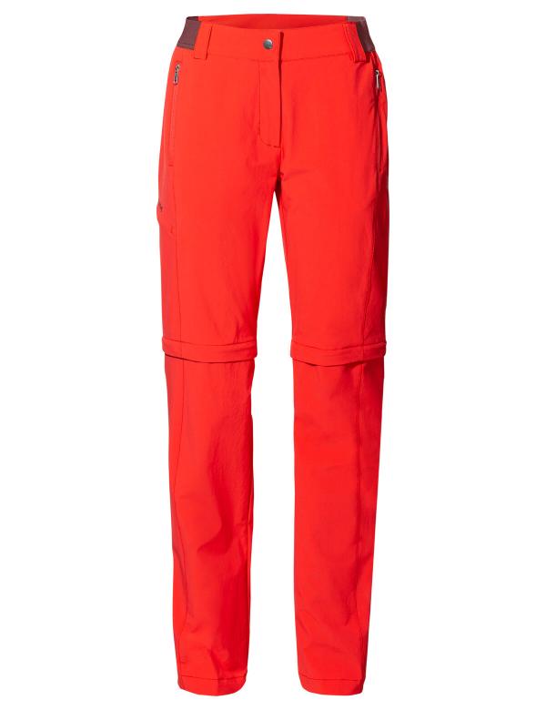 VAUDE Women's Farley Stretch ZO T-Zip Pants II flame Gr&ouml;&szlig; 44-Short