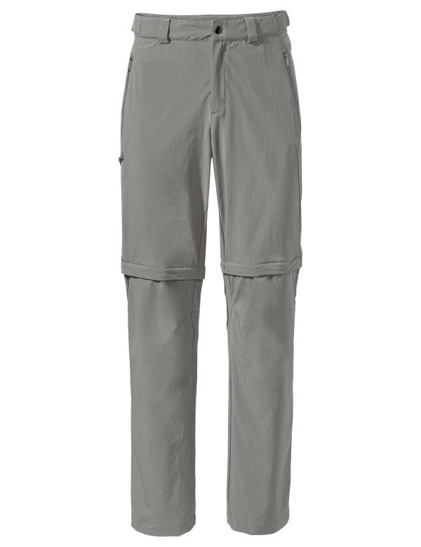 VAUDE Men's Farley Stretch T-Zip Pants III stone grey Gr&ouml;&szlig; 52-Short