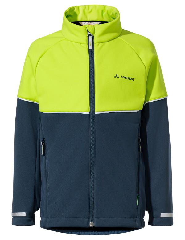 VAUDE Kids Qimsa Softshell Jacket chute green Gr&ouml;&szlig; 122/128