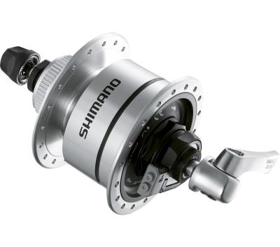 SHIMANO Nabendynamo DH-3D72 6 Volt/3 Watt 32 Loch Center-Lock Silber Produktbild 1