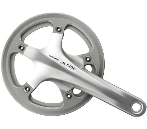 SHIMANO Kurbelgarnitur ALFINE FC-S501 39 Z&auml;hne silber