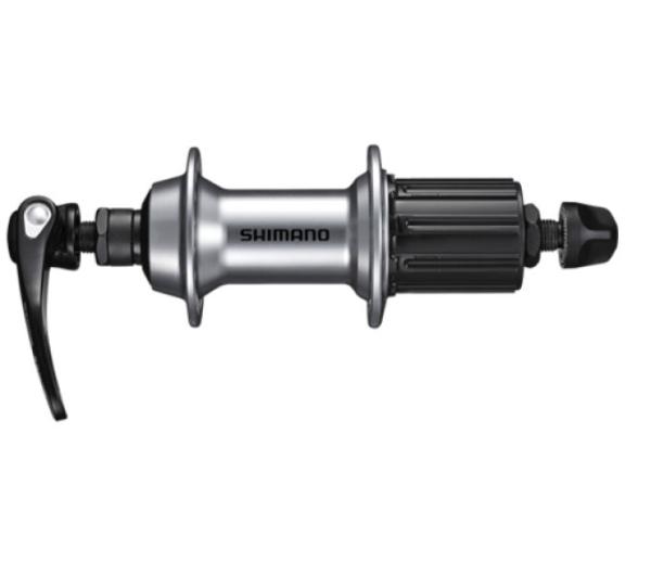 SHIMANO Hinterradnabe FH-RS400 32 Loch Schnellspanner Silber