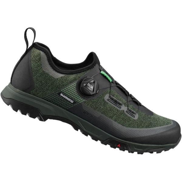 SHIMANO SHIMANO Fahrradschuhe ET701 Herren/Damen MTB FLATPEDAL Gr&ouml;&szlig;e 41 Gr&uuml;n