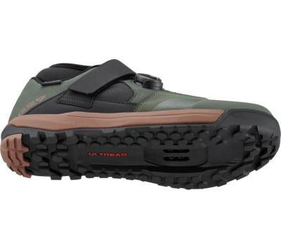 SHIMANO SHIMANO Fahrradschuhe GE900 Herren/Damen MTB SPD Gr&ouml;&szlig;e 38 Gr&uuml;n Produktbild 3