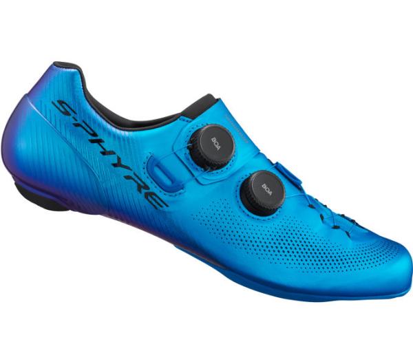 SHIMANO SHIMANO Fahrradschuhe RC903 Damen/Herren Road SPD-SL Gr&ouml;&szlig;e 42 breit Blau