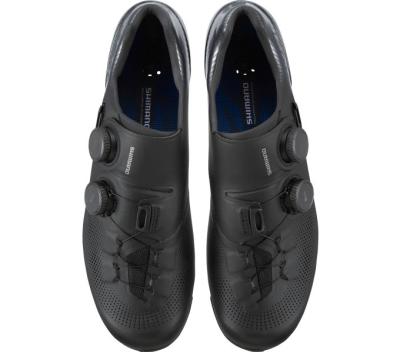 SHIMANO SHIMANO Fahrradschuhe RC903 Damen/Herren Road SPD-SL Gr&ouml;&szlig;e 46 breit Schwarz Produktbild 1