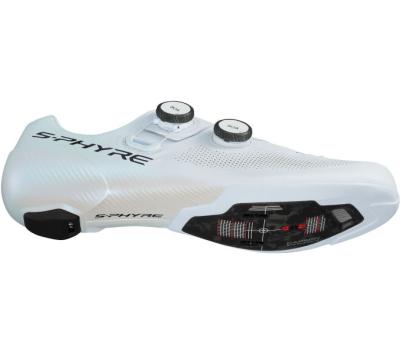 SHIMANO SHIMANO Fahrradschuhe RC903 Damen/Herren Road SPD-SL Gr&ouml;&szlig;e 46 breit Wei&szlig; Produktbild 3