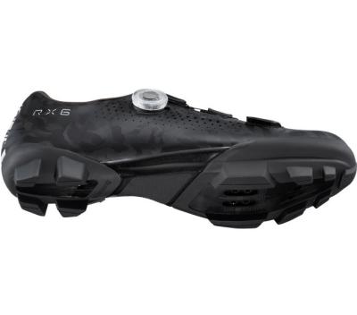 SHIMANO SHIMANO Fahrradschuhe RX600 Herren/Damen Gravel SPD Gr&ouml;&szlig;e 45 Schwarz Produktbild 3