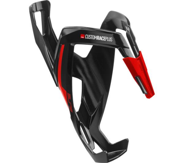 ELITE ELITE Flaschenhalter Custom Race Plus Schwarz/Rot Gl&auml;nzend