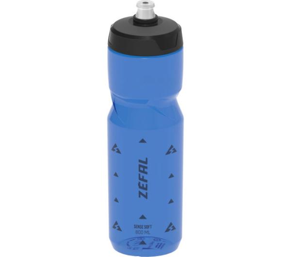 Z&eacute;fal Trinkflasche Sense Soft Transparent/Blau 800 ml