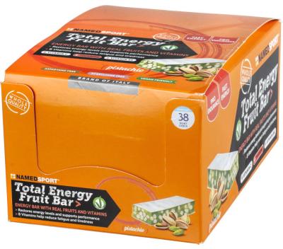 NAMEDSPORT NAMEDSPORT Energieriegel TOTAL ENERGY FRUIT BAR Pistachio 25 x 35 g Produktbild 1