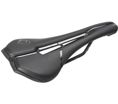 PRO Fahrradsattel Turnix Performance AF 132 mm Schwarz Edelstahl Gestell Produktbild 1