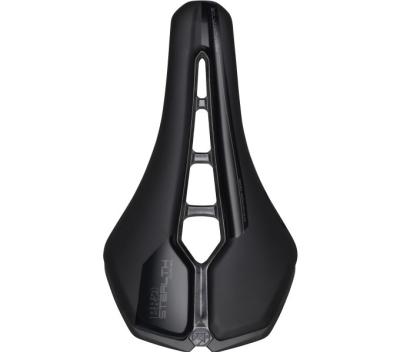 PRO Fahrradsattel Stealth Curved Performance 142 mm Schwarz Edelstahl Gestell Produktbild 4