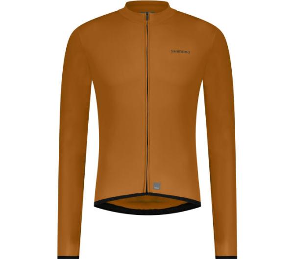 SHIMANO VERTEX Thermal Long Sleeve Jersey Bronze XXL