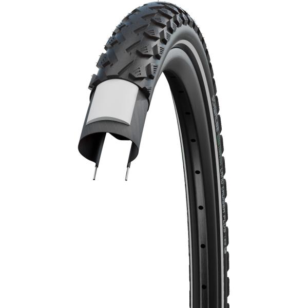 Schwalbe DRAHTREIFEN LAND CRUISER PLUS ActGreen Compound PunctureGuard 37-622 Schwarz/Ref