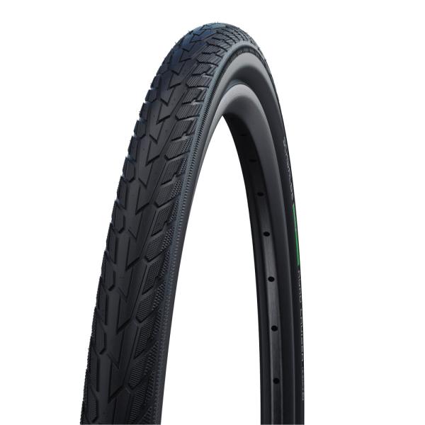 Schwalbe DRAHTREIFEN ROAD CRUISER Active Line Green Compound K-Guard 47-203 Schwarz