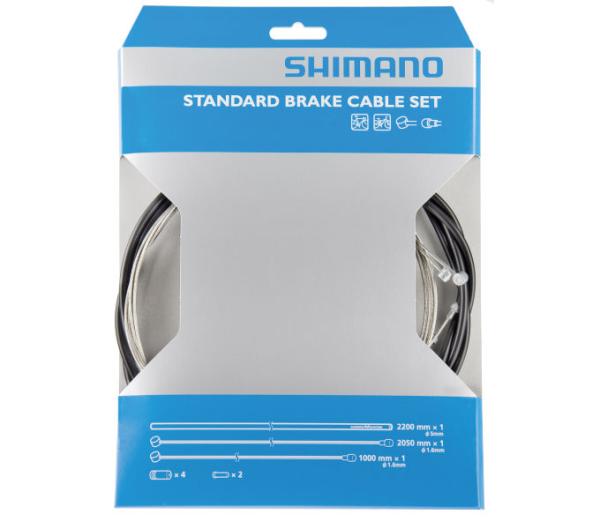 SHIMANO Bremszug-Set Road/MTB Stahl