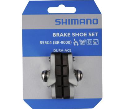 SHIMANO Bremsschuh R55C4 105 Cartridge BR-R7000 1 Paar F&uuml;r Alufelge Silber Produktbild 1